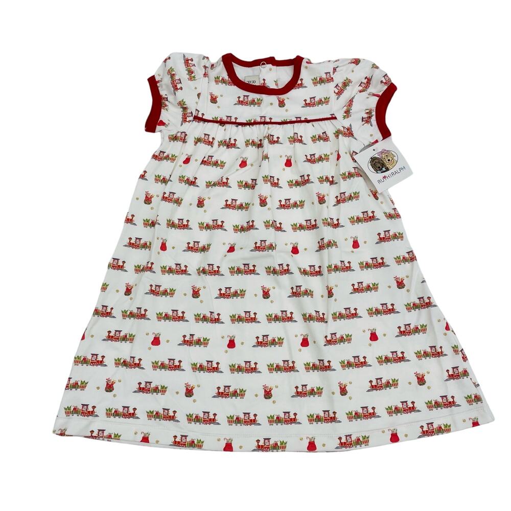 NWT Ruth & Ralph 2T Santa Train Dress